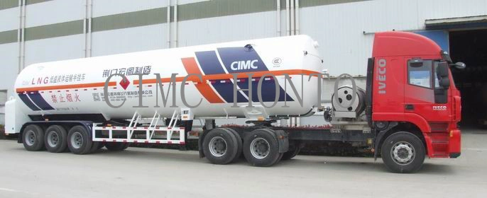 CO2 Cryogenic Liquid Oxygen Transport Semi Trailer