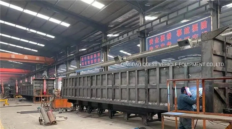 6 Axles Sand Stone Coal Transportation100 Tons End Dump Semi Truck Trailer Tipper Trailer