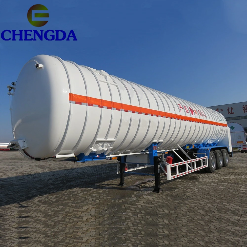 High Quality 3 Axle LNG Semi Trailer Truck Gas Tank Semi Trailer CNG Semi Trailer