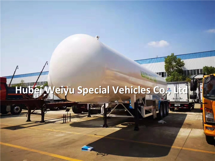 49600liters LPG Tanker Semi Trailer 25tons Cooking Gas Transport Propane Tank Trailer