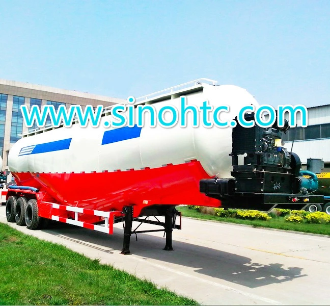 45m3 Bulk Cement Silo Tanker Semi Truck Trailer/ heavy truck trailer