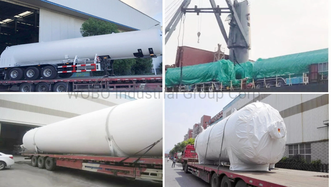 Cryogenic Liquid Gas Oxygen Nitrogen CO2 Transport Semi Trailer