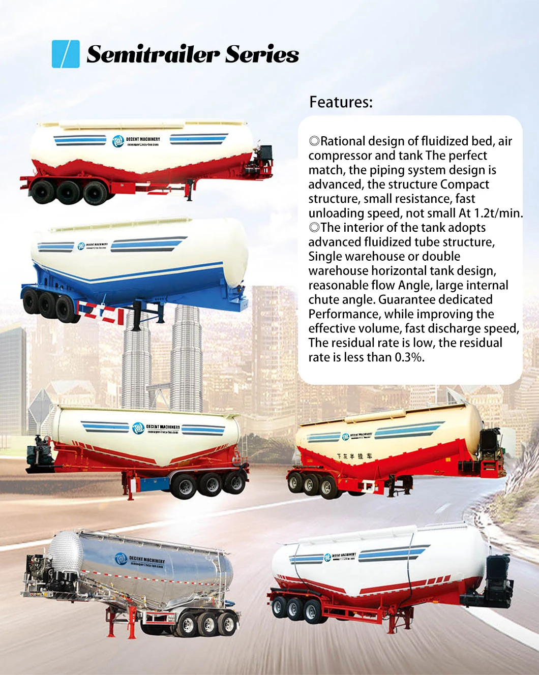 Skeletal Container Semi Trailer Efficient and Reliable for Containerized Cargo Transport