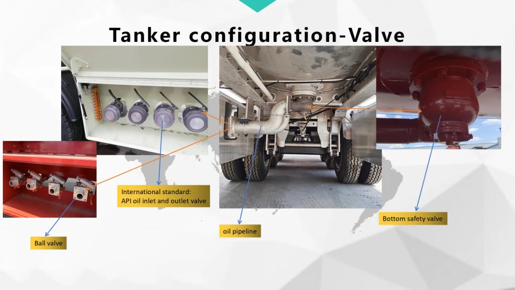4 Axles 6 Compartment Carbon Steel Diesel Oil Fuel Tanker Semi Trailer for Sale Gas Tanker Trailer