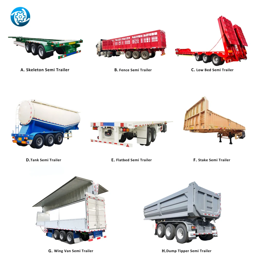 Skeletal Container Semi Trailer Efficient and Reliable for Containerized Cargo Transport