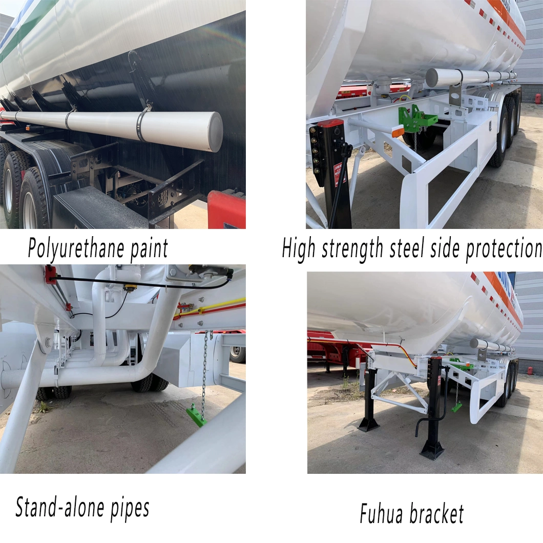 Factory Direct ASME/Adr LPG Gas Tank Propane Transport Road Tanker Semi Trailer