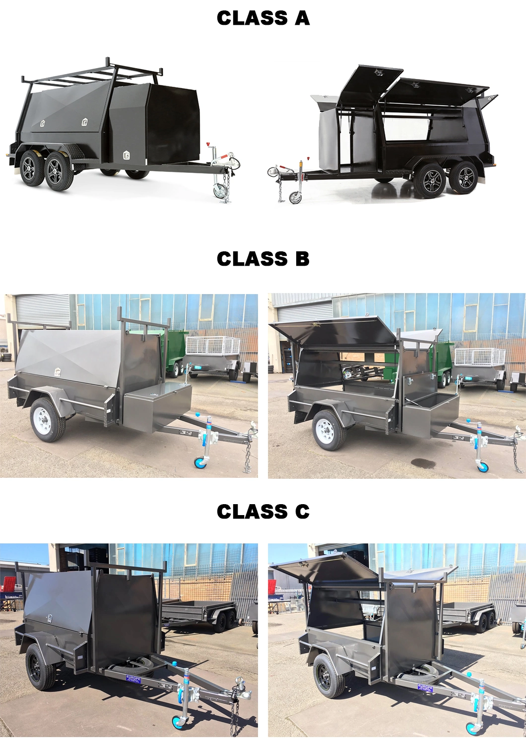 Small Tradesman Tool Cargo Utility Box Trailer