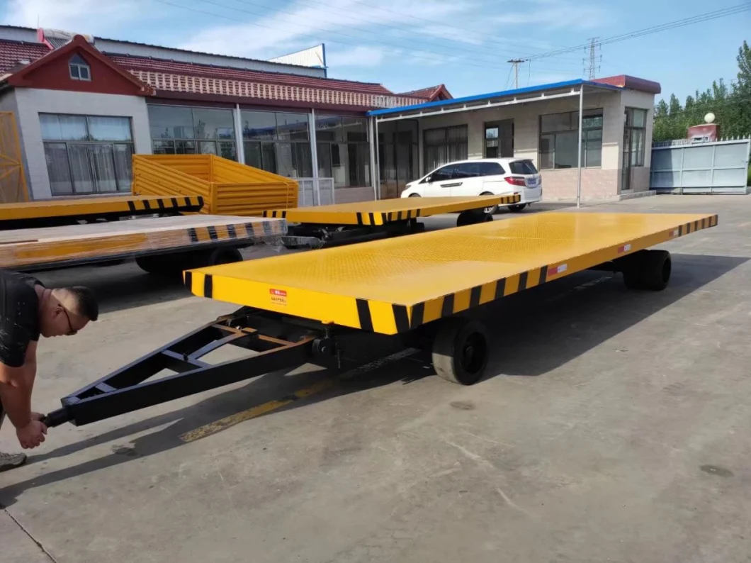 Easy to Carry Luggage Flatbed Trailers for Sale Flat Deck Semi-Trailer Low Flat Bed Full Trailer