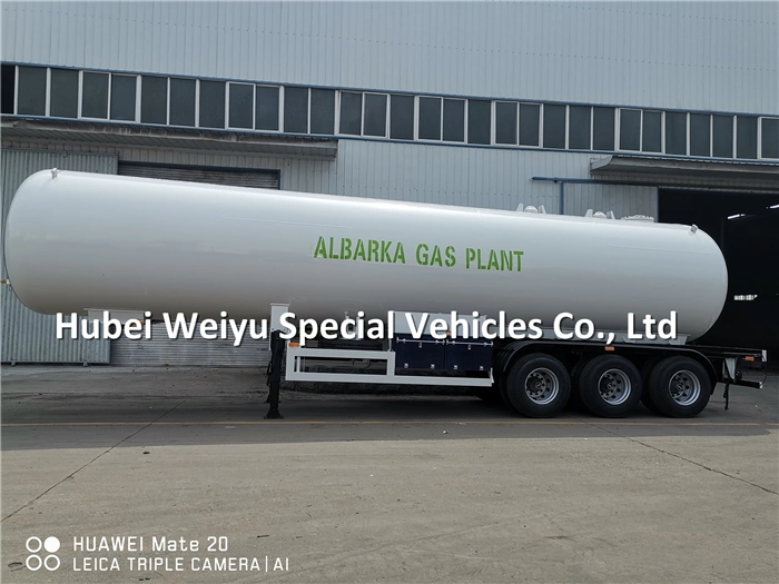 49600liters LPG Tanker Semi Trailer 25tons Cooking Gas Transport Propane Tank Trailer