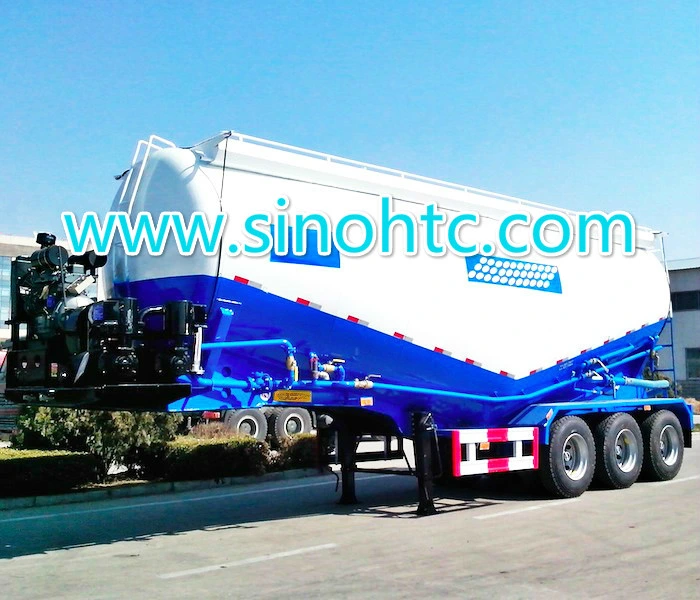 45m3 Bulk Cement Silo Tanker Semi Truck Trailer/ heavy truck trailer