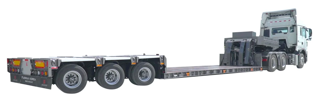Full Trade Made in China Sale Pakistan Equipment Low Flatbed Truck Trailer