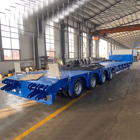 CE-뜨거운 판매, 중국산, 고품질 가격, 저렴한 3축 헤비듀티 로우 베드 트럭 세미 트레일러/트럭 트레일러/세미 트레일러/트레일러