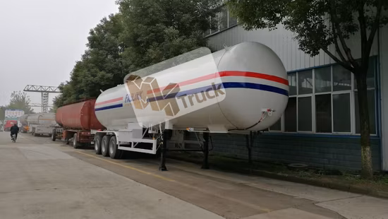 대량 또는 컨테이너의 가스 New Manten, 왁스 광택 CO2 탱크 60m3 LPG 세미 트레일러